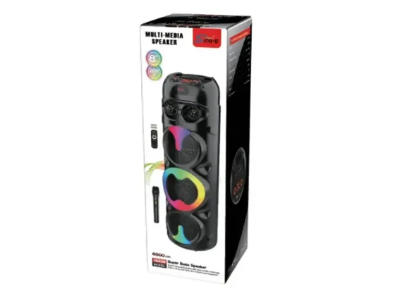 Портативна Bluetooth колонка ZQS-8309 з мікрофоном і пультом ДК, USB/TF/FM, LED підсвітка, акумулятор Одеса