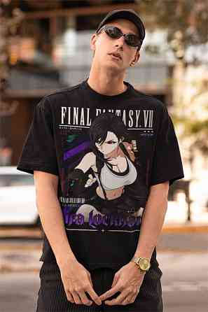 Футболка аниме Тифа Локкхарт Фф Винтаге оверсайз (S/M/L) Черний AnimeJ0227 Днепр