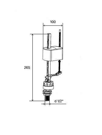 Клапан заповнення SIAMP 20024PF-BAS 1/2″ (000012235) Київ