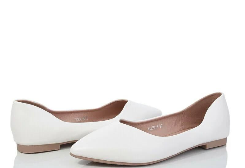 Loretta Балетки жіночі LORETTA E330-8 білі (весна-осінь, еко-шкіра) (5572) 36 Коломия - фото 1
