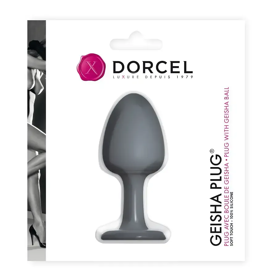 Анальна пробка Dorcel Geisha Plug з кулькою всередині, створює вібрації, макс. діаметр 3,2см Львів - фото 2