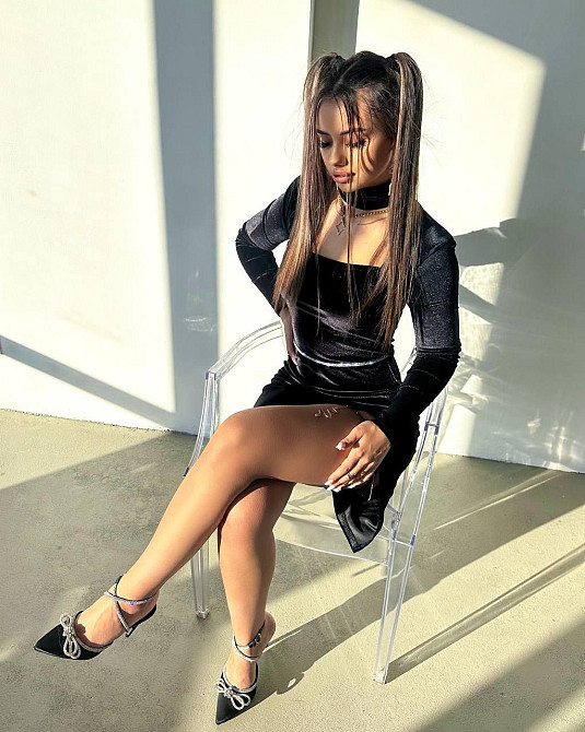 Жіноче святкове мініплаття з королівського оксамиту Чорний, 46/48 Одеса - фото 6