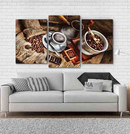 Модульная картина Кофе Art-166_3 Киев