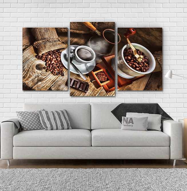 Модульная картина Кофе Art-166_3 Киев - изображение 2