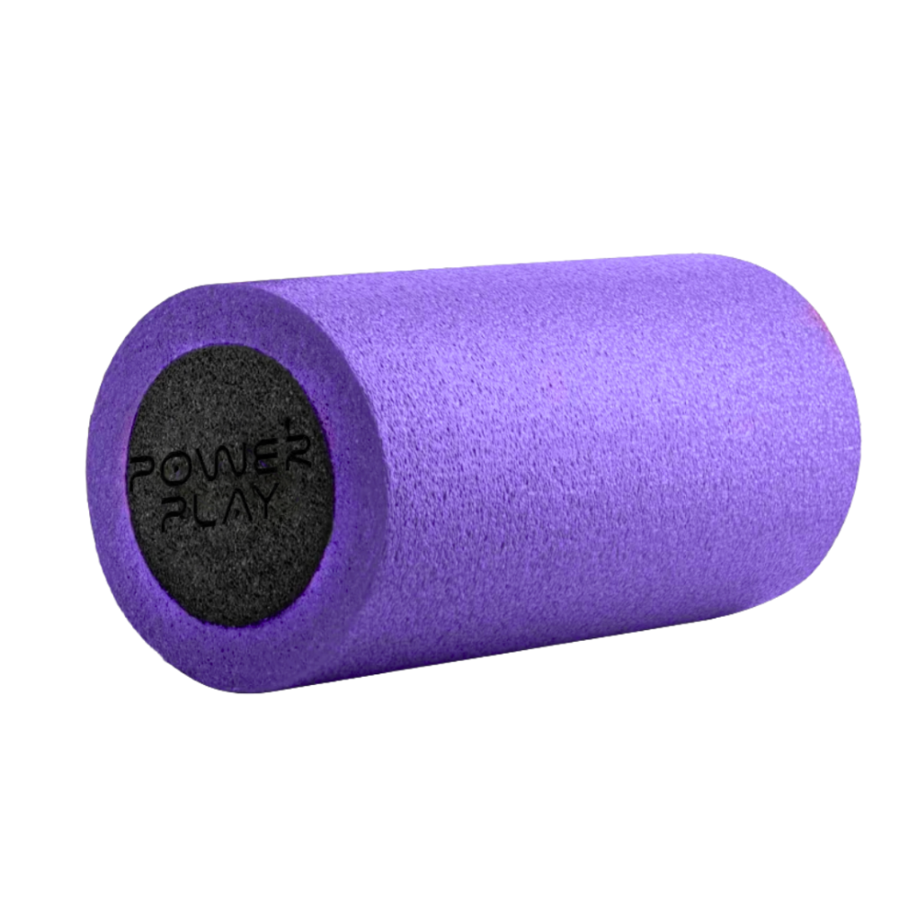 Масажний ролик (роллер) гладкий PowerPlay 4021 Fitness Roller Чорно-фіолетовий (30x15см.) Кам'янське - фото 12