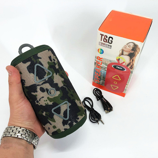 Колонка с ргб подсветкой, Качественная bluetooth колонка Портативная с поддержкой bluetooth HG-94 Львов - изображение 5