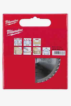 Диск пиляльний MILWAUKEE, Ø165/30мм, 36 зуб. Одеса