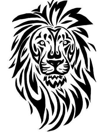 Вінілова наклейка на авто та будь яку поверхню — ЛЕВ (Можно в будь-яких розмірах) Чернівці