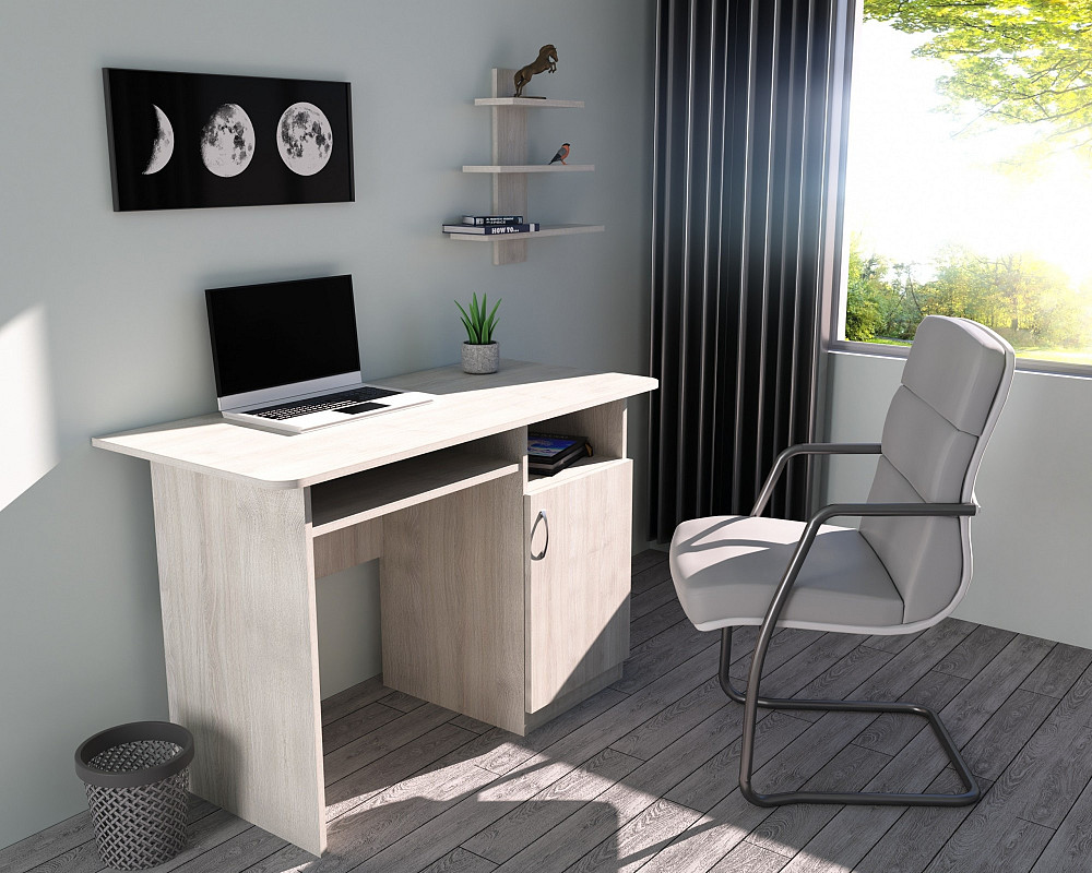 Стол письменный СП-1 №3, Дуб Шамоні Світлий, 1100/550/760 Львов - изображение 2