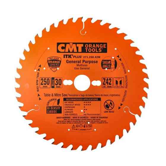 Пильний диск по дереву CMT 250x30x42z K2.4/1.6 (271.250.42M) Одеса