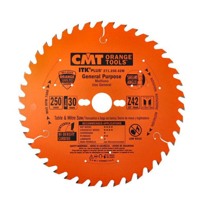 Пильний диск по дереву CMT 250x30x42z K2.4/1.6 (271.250.42M) Одеса - фото 1