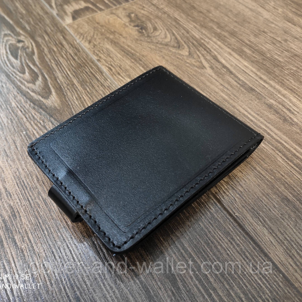 Шкіряна обкладинка портмоне на кнопці Інвалід війни P-Leather Київ - фото 10