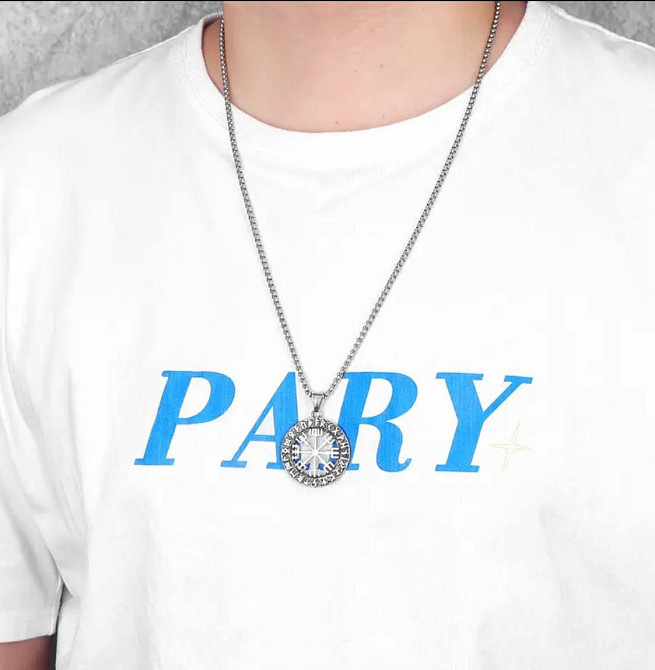 Подвеска Вегвизир – компас викингов с рунами Киев - изображение 3