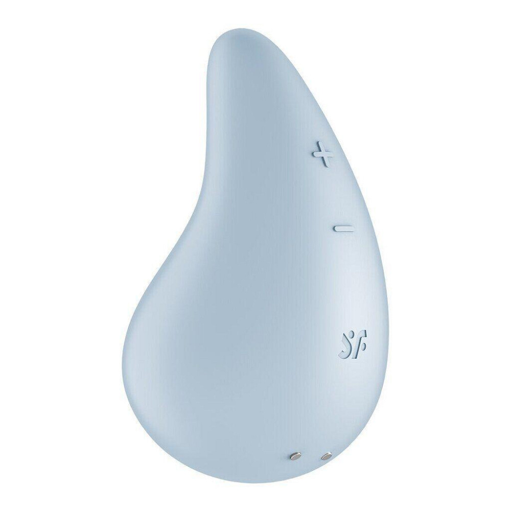 Вибратор для наружной стимуляции Satisfyer Dew Drop Blue, 2 мотора, 12 режимов, мягкий корпус Sex Aura Киев - изображение 3