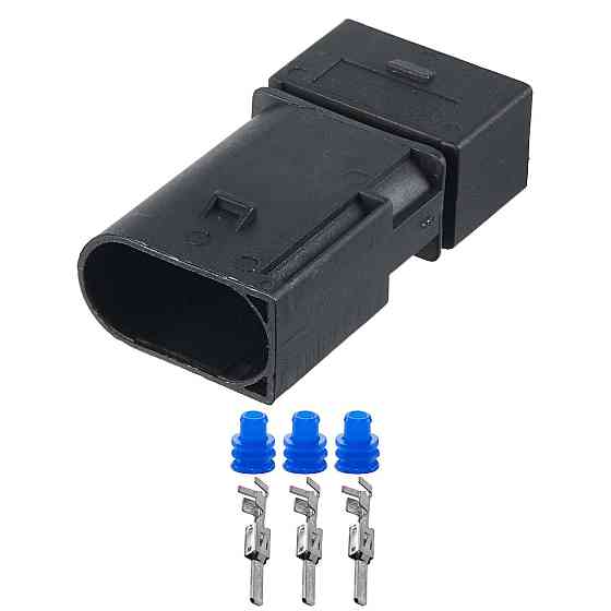 Роз'єм конектор 3-кон., 1-968408-2, TE Германия універс., Моторний відсік, Mercedes-Benz 40593 Київ