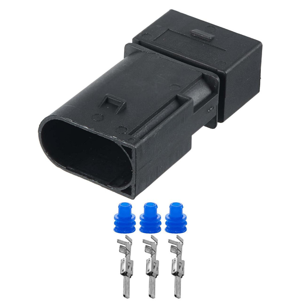 Роз'єм конектор 3-кон., 1-968408-2, TE Германия універс., Моторний відсік, Mercedes-Benz 40593 Київ - фото 1