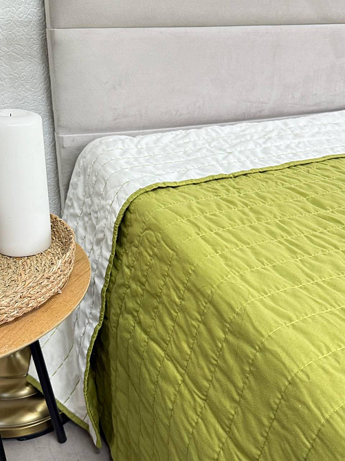 Ecotton Покривало Nostra 240х260 см двостороннє антиалергенне оливковий (L0018Oliva) Киев - изображение 1