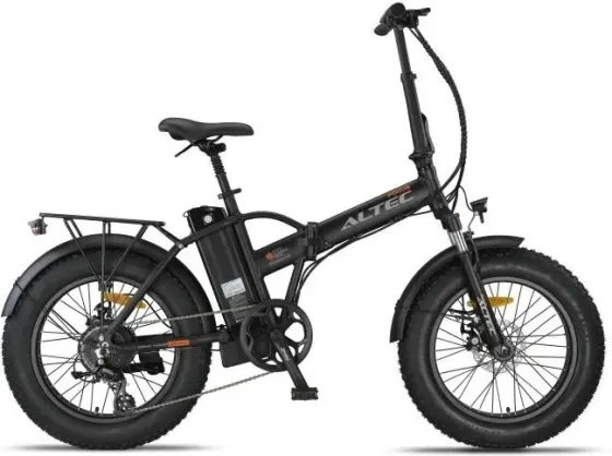 Велосипед Altec Focus Fatbike Vouwfiets Inch 42Cm Unisex 8Sp Disc Brake Matte Black 20 Киев