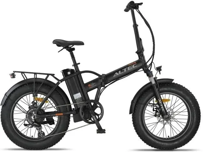 Велосипед Altec Focus Fatbike Vouwfiets Inch 42Cm Unisex 8Sp Disc Brake Matte Black 20 Киев - изображение 1