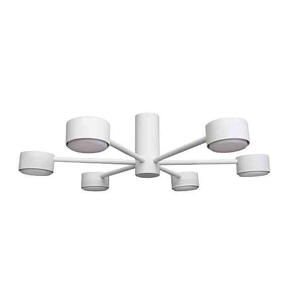 Люстра потолочная MSK Electric Copter на шесть круглых плафонов под лампы GX53 NL 8041-6 WH белый Одесса