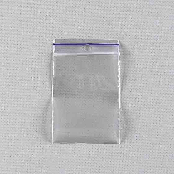 Герметичные пакеты zip lock для мелких деталей и хранения (с отверстием) 5x7(100шт) (1 пачка) Харьков