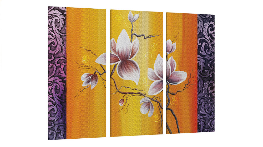 Модульна картина Квіти Абстракція Art-163_XXL Київ - фото 3