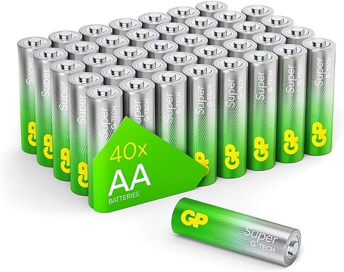 Батарейка AA GP Super Alkaline LR6 15A 15 V 40 шт. пч Рівне - фото 1