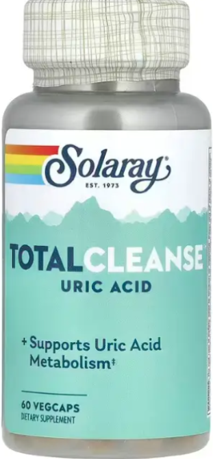 Контроль сечової кислоти Solaray Total Cleanse Uric Acid 60 капс Київ - фото 1