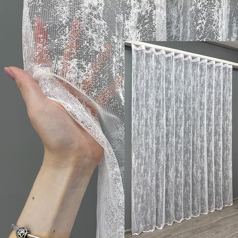 Тюль жаккард, 