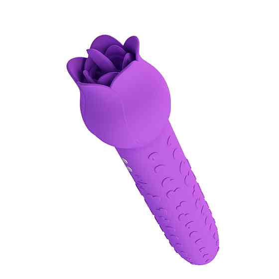 Вибратор PRETTY LOVE All Rounder Dual-Action, силикон, фиолетовый, двойная стимуляция Sex Aura Киев