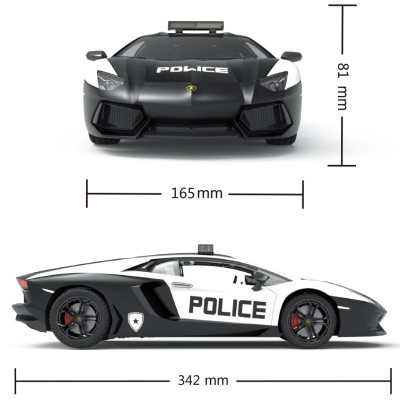 Радіокерована іграшка KS Drive Lamborghini Aventador Police 1:14, 2.4Ghz (114GLPCWB) Вінниця - фото 6
