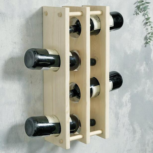 Настенная винная полка 