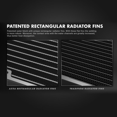 Система жидкостного охлаждения Azza HEX 360 (LCAZ-360H-ARGB) Винница - изображение 9