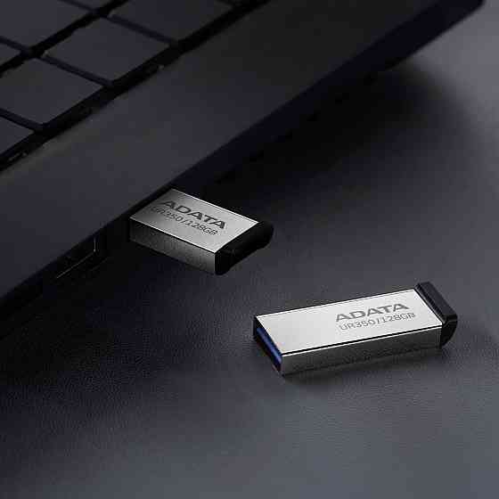 Flash A-DATA USB 3.2 UR 350 128Gb Silver/Black Київ