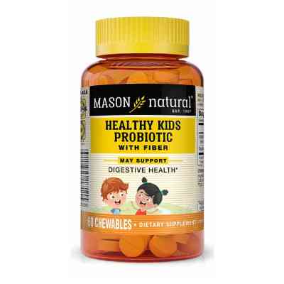 Пробіотики Mason Natural Пробіотик з клітковиною для дітей, Healthy Kids Probiotic Wi (MAV-17115) Вінниця