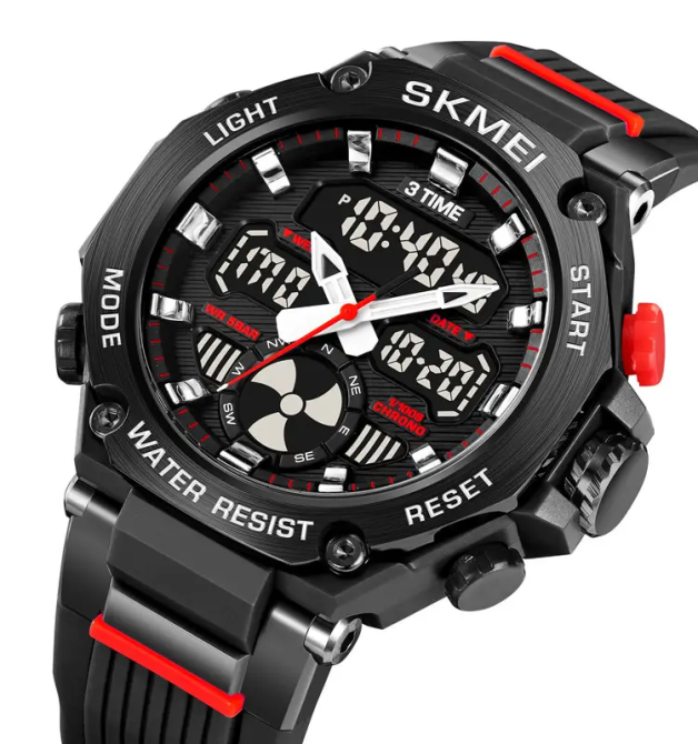 Годинник чоловічий спортивний наручний Skmei 2223 Чорний Київ - фото 2