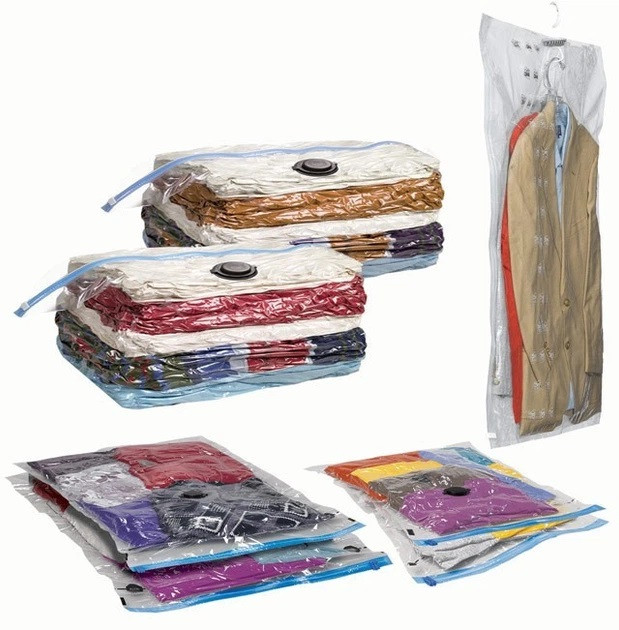 Вакуумний пакет для зберігання великих речей 80*110 см Вінниця - фото 3