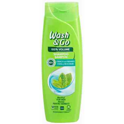 Шампунь Wash&amp;Go З ментолом для всіх типів волосся 360 мл (8008970056821) Вінниця