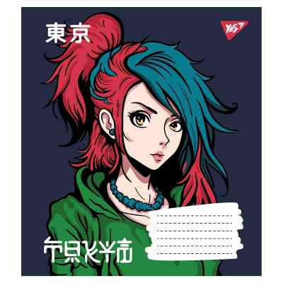 Тетрадь Yes А5 Anime 36 листов, клетка (766408) Винница