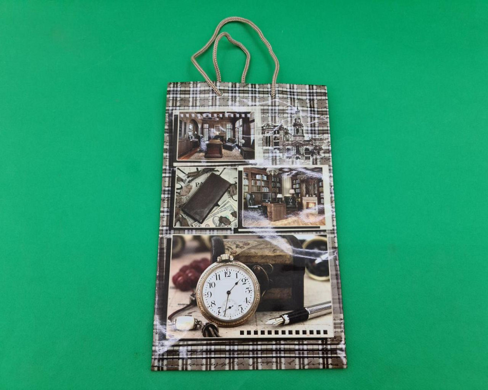 Паперовий пакет подарунковий Середній 17/26/8 (артSV-138) (12 шт.) Харків - фото 2