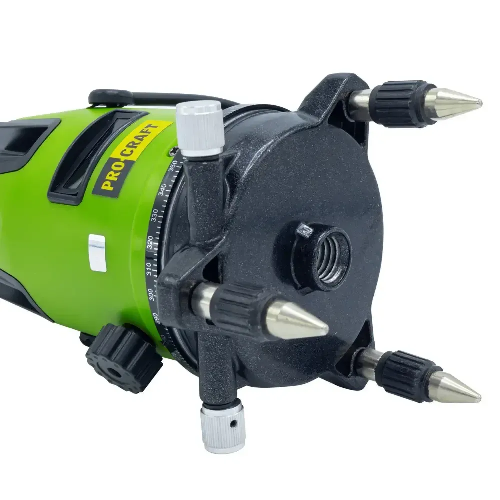 Лазерний рівень Procraft LE-5D з зеленим діодом,Професійний лазерний рівень для будівництва АКБ 2шт Львів - фото 7