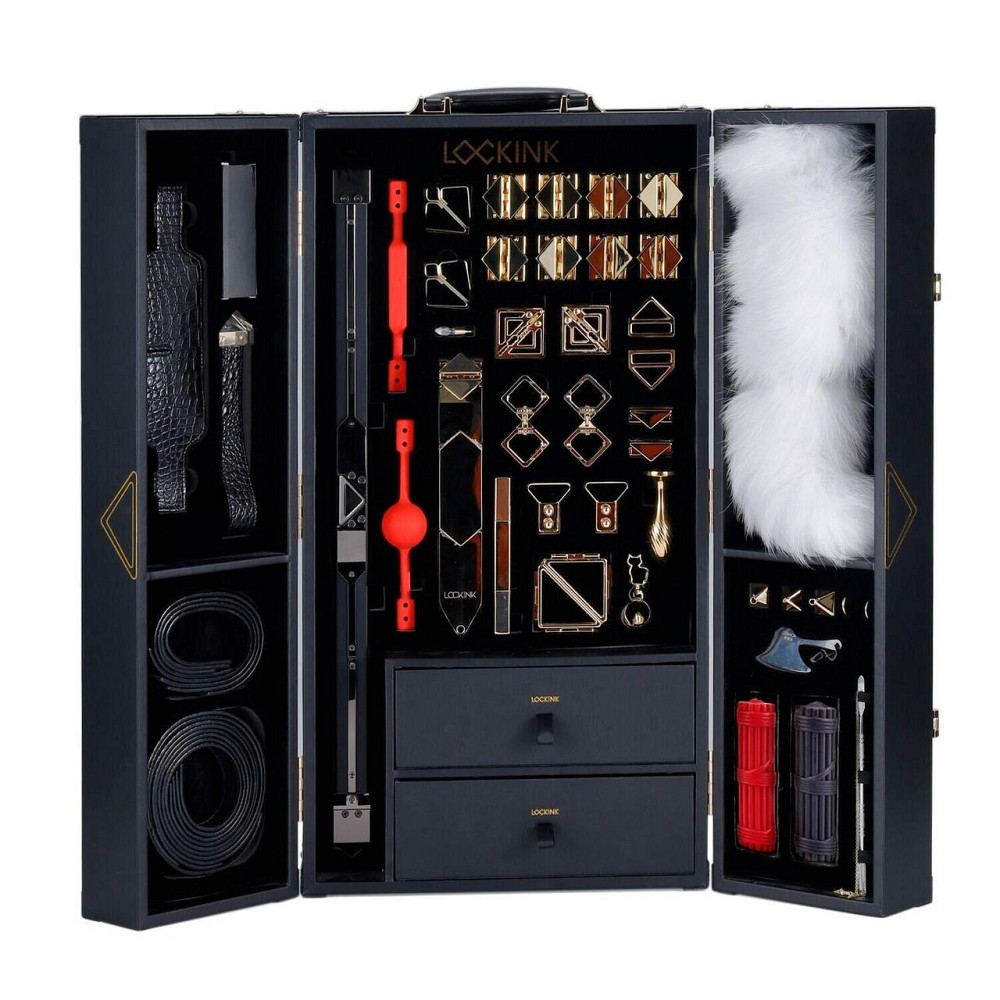 БДСМ-набор LOCKINK All-in-1 BDSM Play Kit - Crocodile Leather Sex Aura Киев - изображение 1