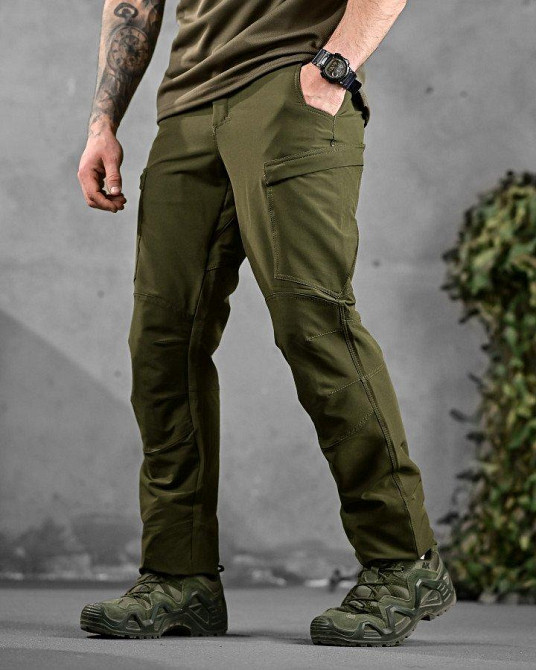 Летний тактический костюм soldier олива ДЛ6407 Одесса - изображение 4