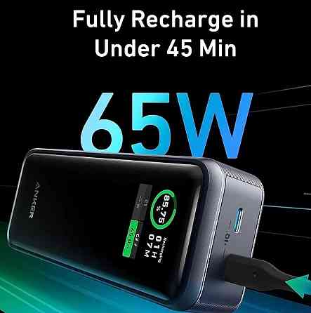 Повербанк Anker Prime Power Bank 12000mAh 130W A1335 телефон ноутбук. Харків