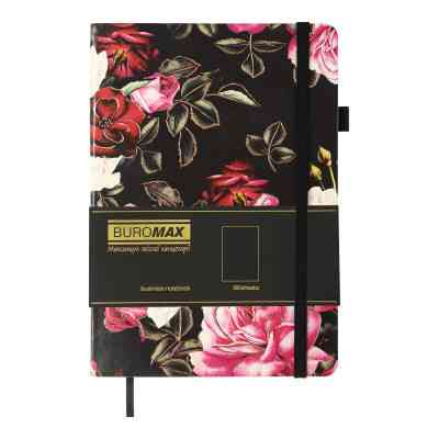 Книга записна Buromax Cherie А5 96 аркушів, без лініювання чорний (BM.295005-01) Вінниця
