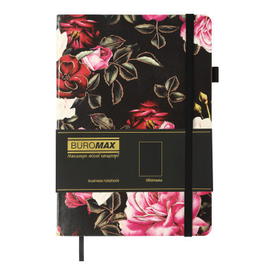 Книга записна Buromax Cherie А5 96 аркушів, без лініювання чорний (BM.295005-01) Вінниця - фото 2