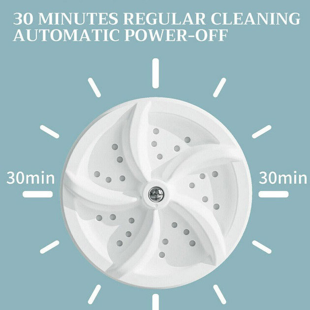 Міні пральна машина відро, Складна пральна машина для дачі Портативна SB-59 Львів - фото 2