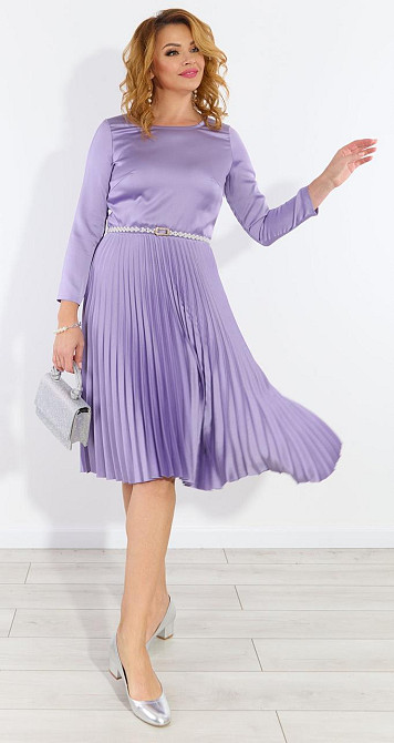 Розкішне шовкове плаття плісе (52) Київ - фото 2