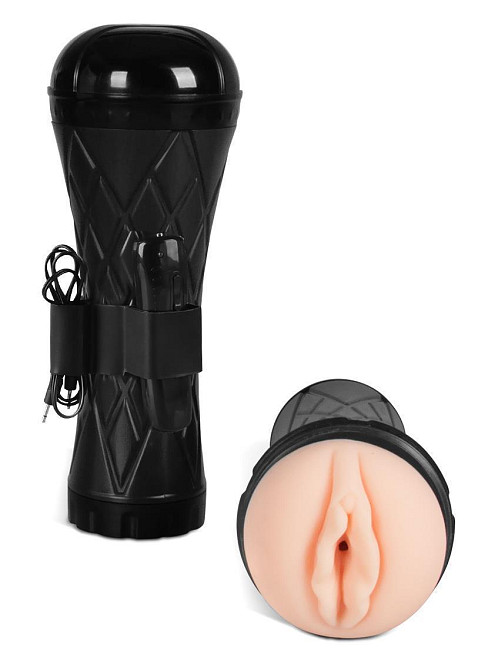 Вібро мастурбатор Masturbator-Vibrating Vagina cyber skinLatarka Sex Aura Київ - фото 7