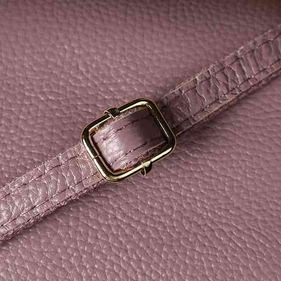 Жіноча сумка з натуральної шкіри з трьома секціями Пурпурний (Vintage) Київ